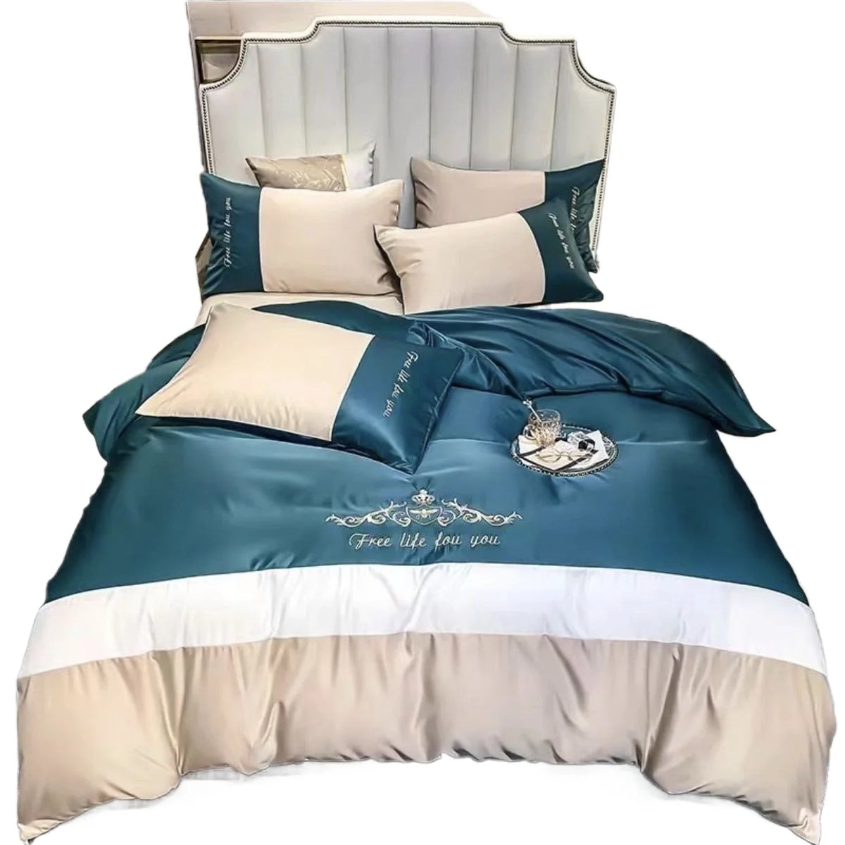 4 pçs/lote conjunto de cama seda amoreira com capa edredão folha fronha luxo cetim cor sólida rei rainha tamanho duplo completo